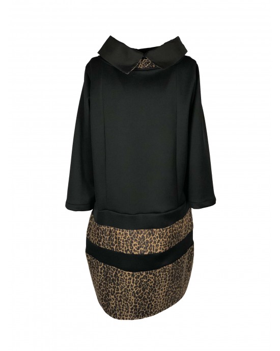 Casablanca Dress with animal print