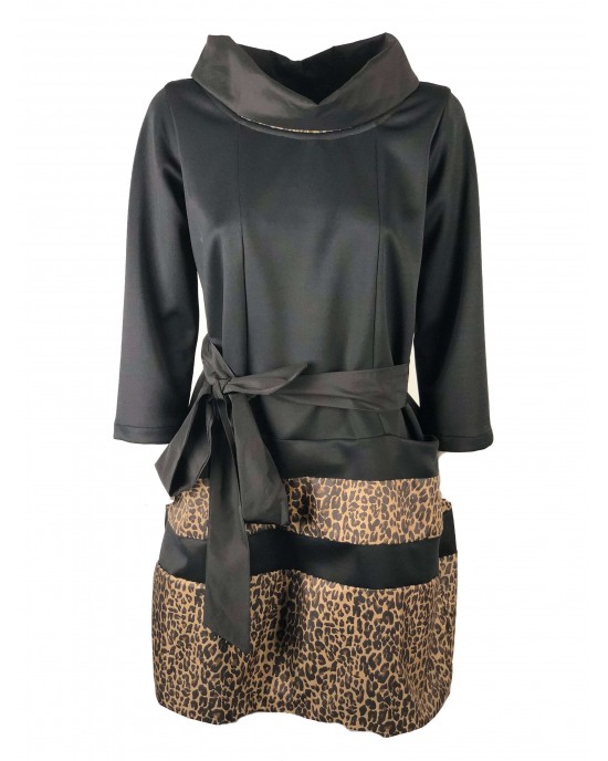 Casablanca Dress with animal print